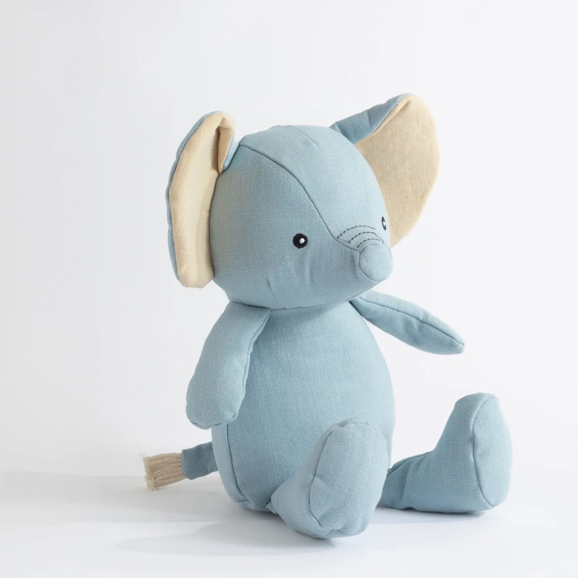 Living Textiles Living Textiles Large Linen Animal - Eddie the Elephant