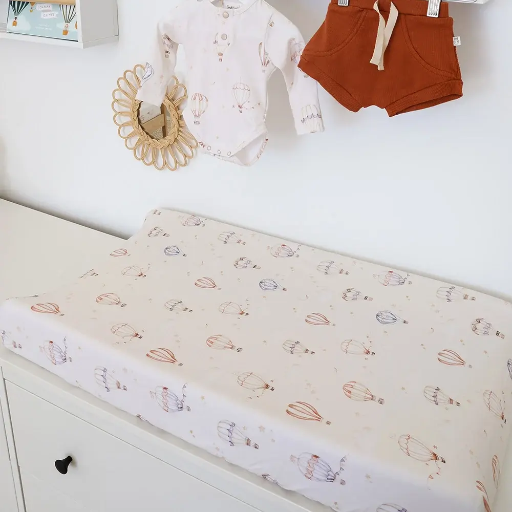 Snuggle Hunny Kids Snuggle Hunny Organic Bassinet Sheet / Change Pad Cover Up & Away