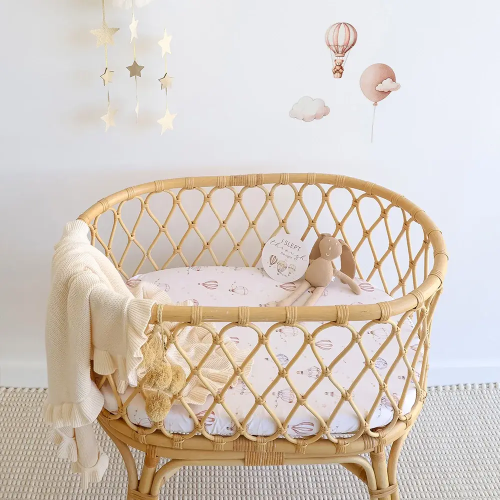 Snuggle Hunny Kids Snuggle Hunny Organic Bassinet Sheet / Change Pad Cover Up & Away