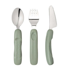 B.Box B.Box jnr cutlery trio - Sage