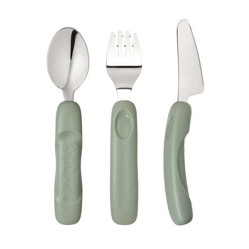B.Box B.Box jnr cutlery trio - Sage