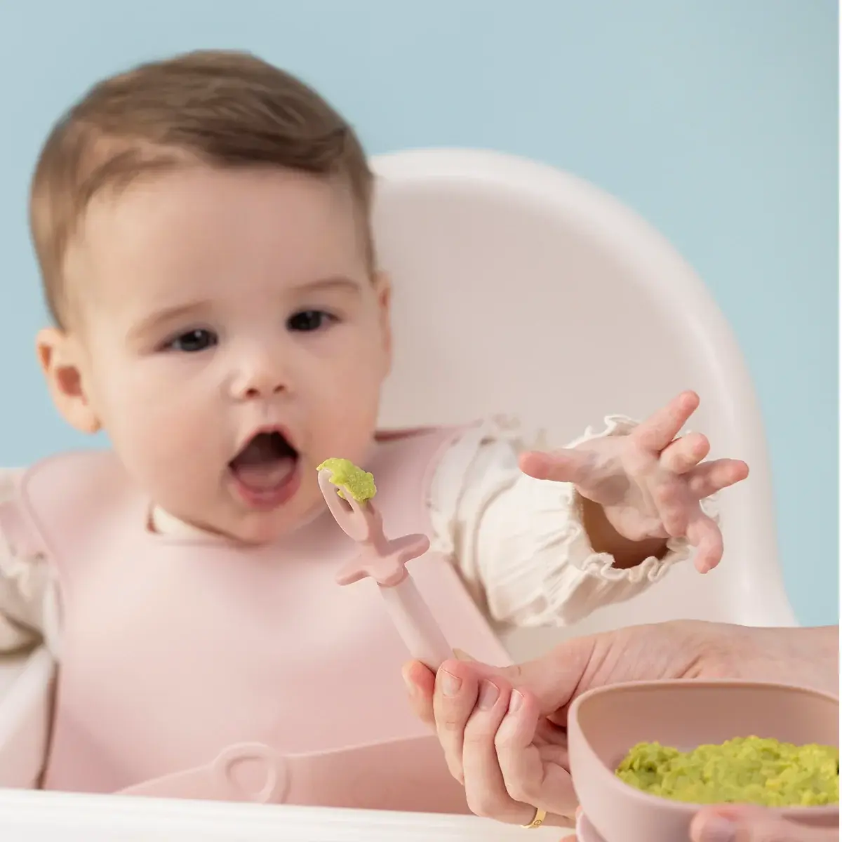 B.Box B.Box Weaning Cutlery Trio - Blush