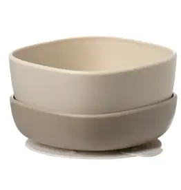 B.Box B.Box Suction Bowls Duo - Latte