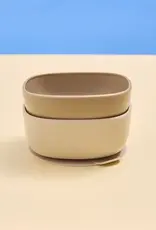 B.Box B.Box Suction Bowls Duo - Latte