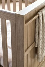 Mamas & Papas Mamas & Papas Franklin Cotbed Set With Essential Spring Cotbed Mattress (4 Pieces) - Light oak
