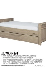 Mamas & Papas Mamas & Papas Franklin Cotbed Set With Essential Spring Cotbed Mattress (4 Pieces) - Light oak