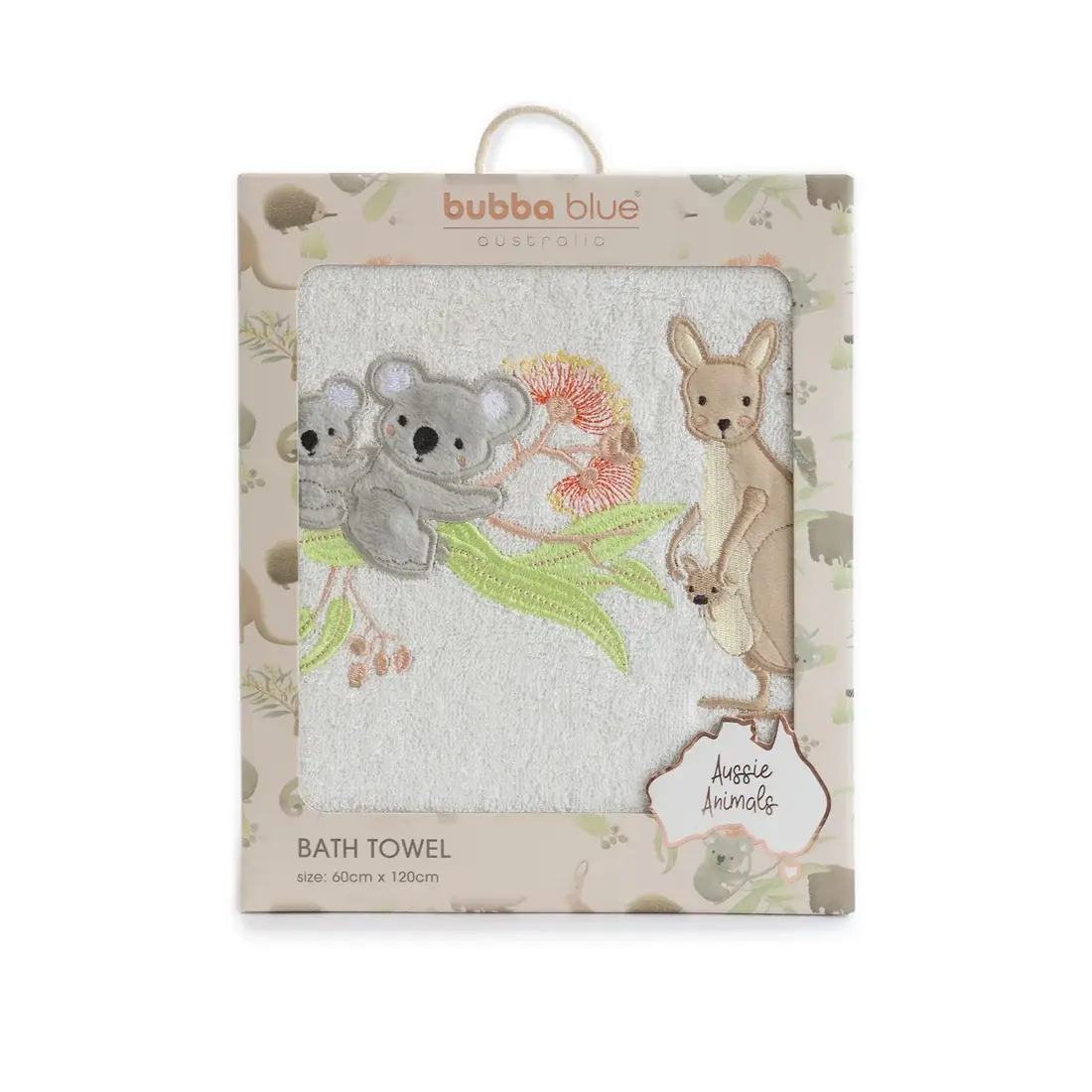 Bubba Blue Bubba Blue Aussie Animals Bath Towel