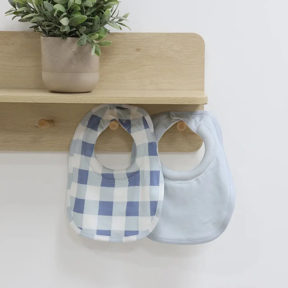 Bubba Blue Bubba Blue Bubba Sundae 2pk Dribble Bibs - Blueberry
