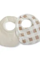 Bubba Blue Bubba Blue Bubba Sundae 2pk Dribble Bibs - Chestnut