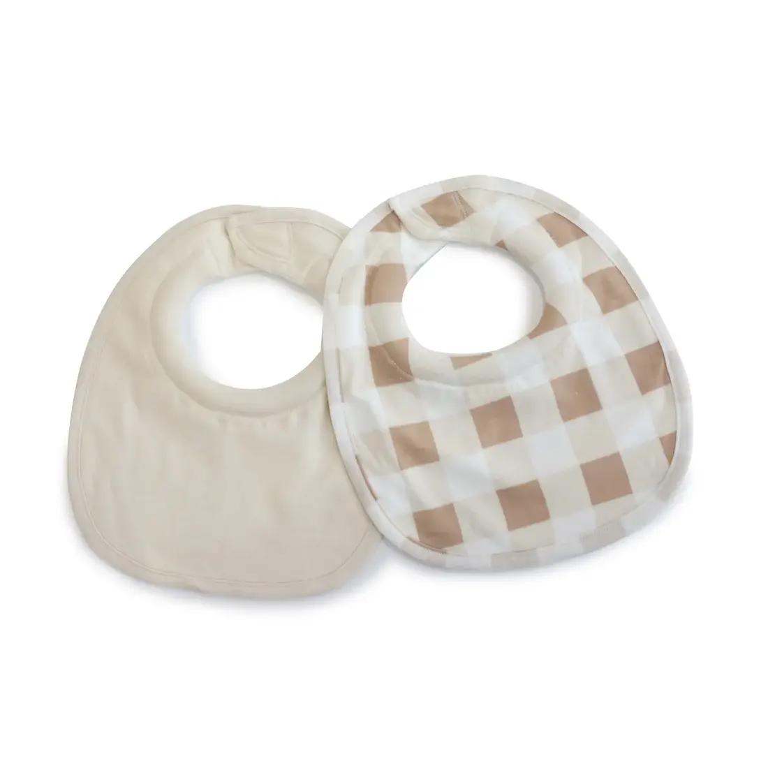 Bubba Blue Bubba Blue Bubba Sundae 2pk Dribble Bibs - Chestnut