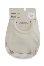 Bubba Blue Bubba Blue Bubba Sundae 2pk Dribble Bibs - Chestnut