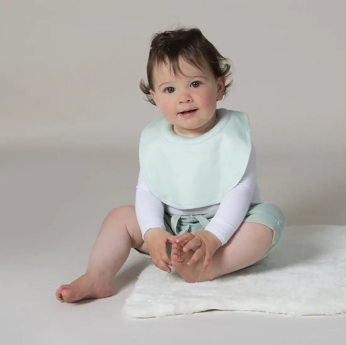 Bubba Blue Bubba Blue Bubba Sundae 2pk Dribble Bibs - Greentea