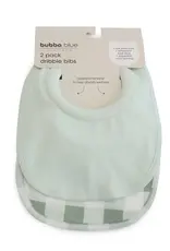Bubba Blue Bubba Blue Bubba Sundae 2pk Dribble Bibs - Greentea