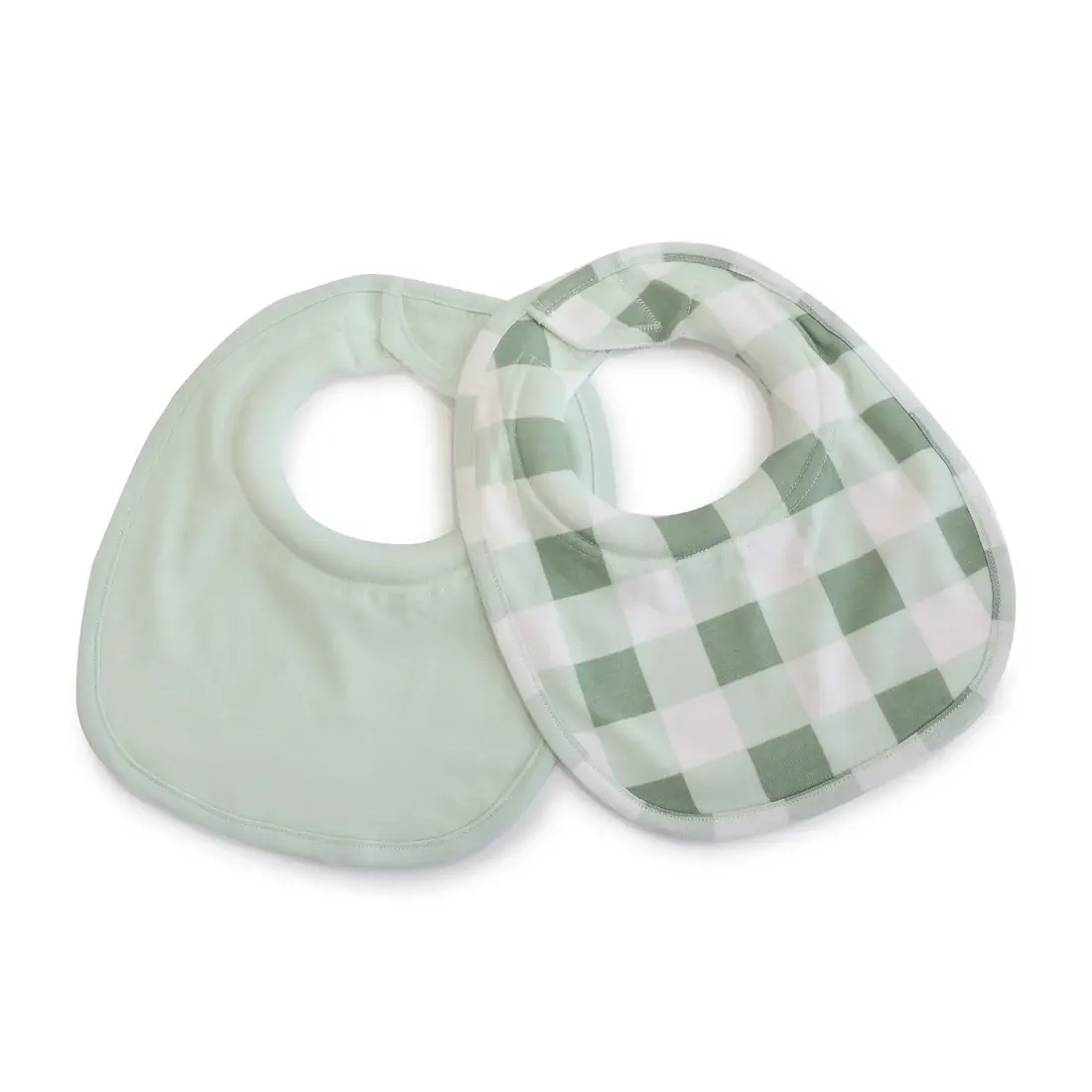 Bubba Blue Bubba Blue Bubba Sundae 2pk Dribble Bibs - Greentea