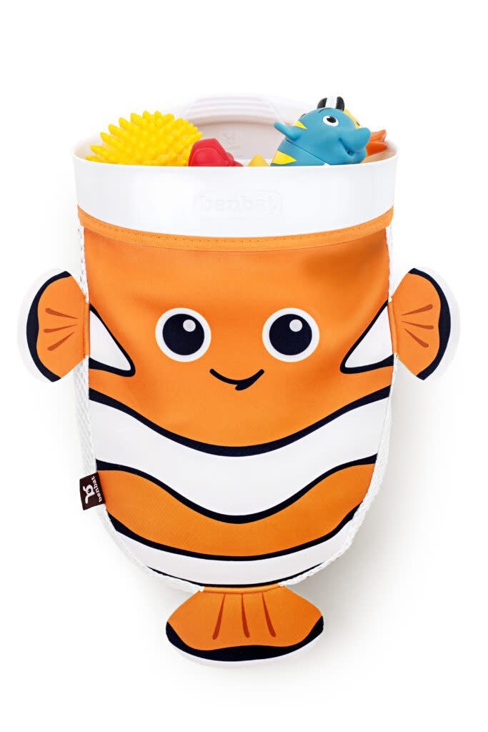 Benbat Benbat Scoop & Store Bath Basket Orange/White