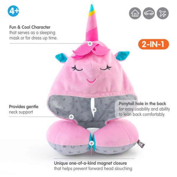 Benbat Benbat Hoodie Hooded Travel Pillow & Neck Support 4+ Years