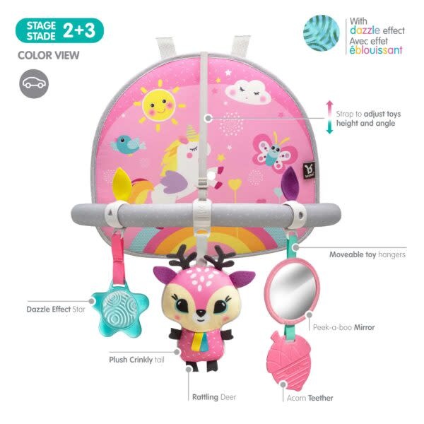 Benbat Benbat Double Sided Car Seat Activity Arch Unicorn