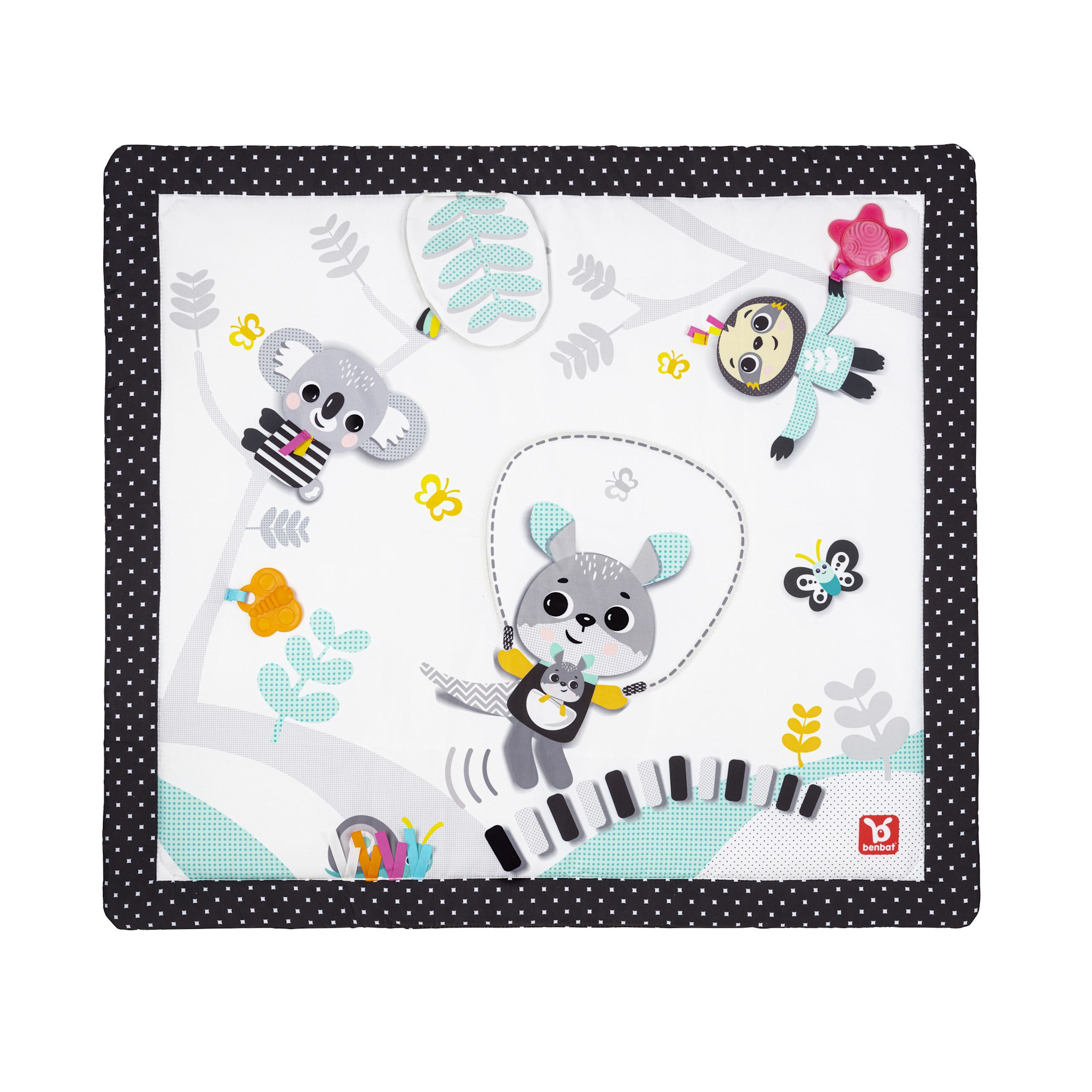 Benbat Benbat Dazzle Music & fun Activity Gym- 0 Months + Kangaroo & friends