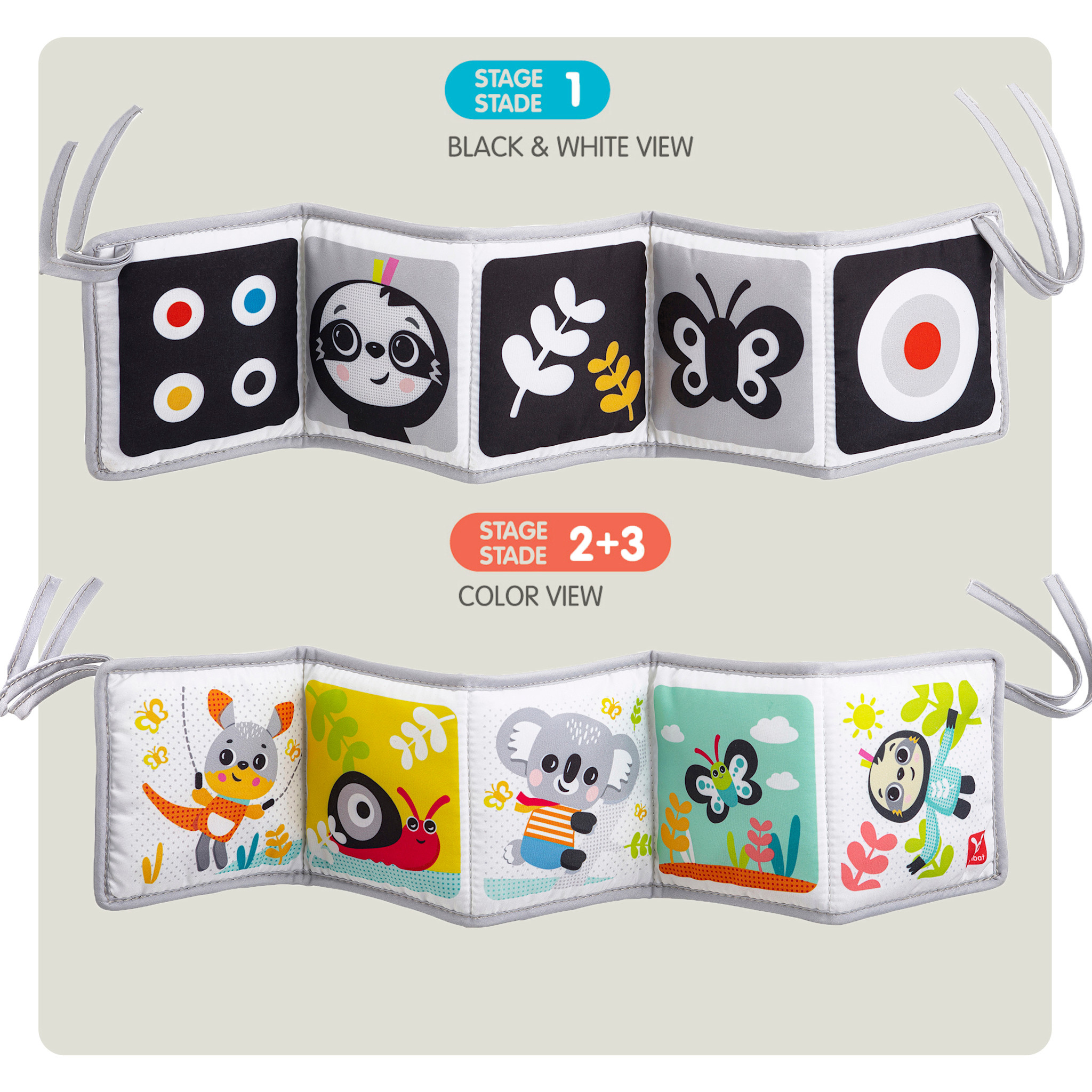 Benbat Benbat Dazzle Music & fun Activity Gym- 0 Months + Kangaroo & friends