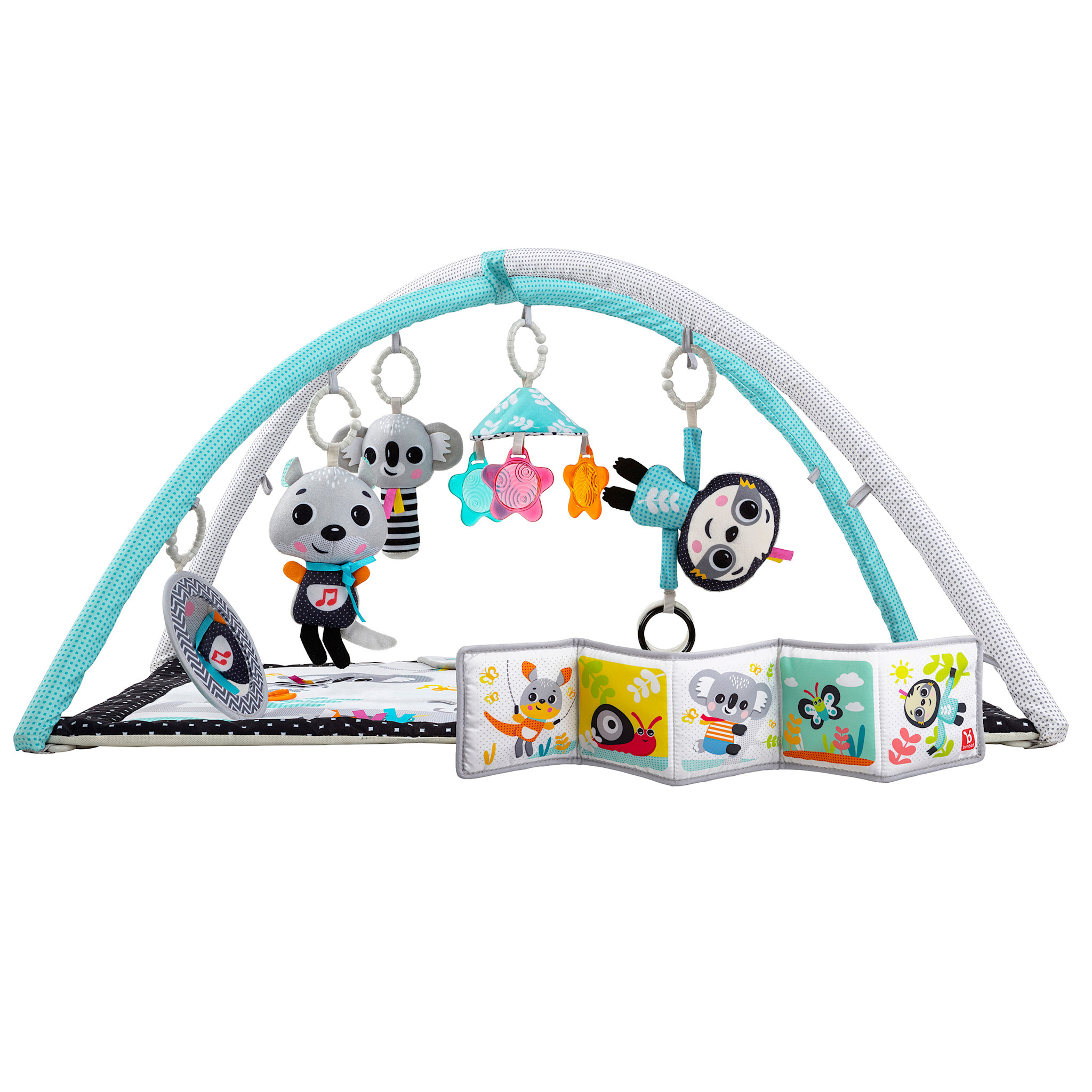Benbat Benbat Dazzle Music & fun Activity Gym- 0 Months + Kangaroo & friends
