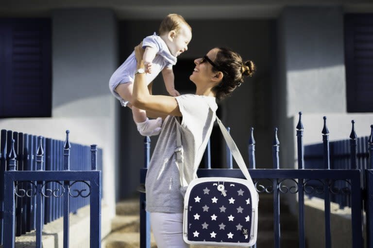 Benbat Yummigo Portable Booster Seat Navy Stars