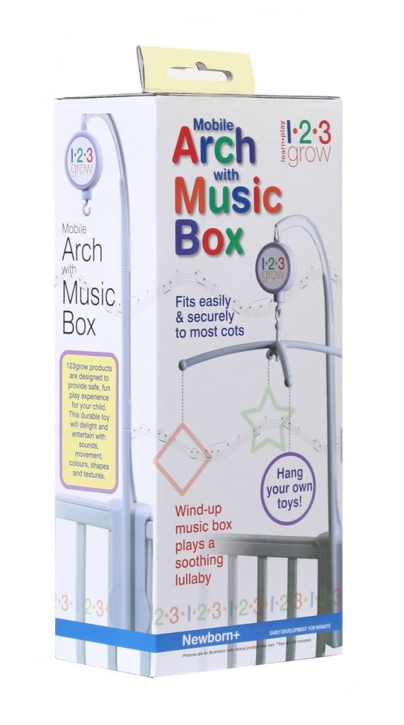 123Grow 1-2-3 Grow Mobile Arch With Music Box