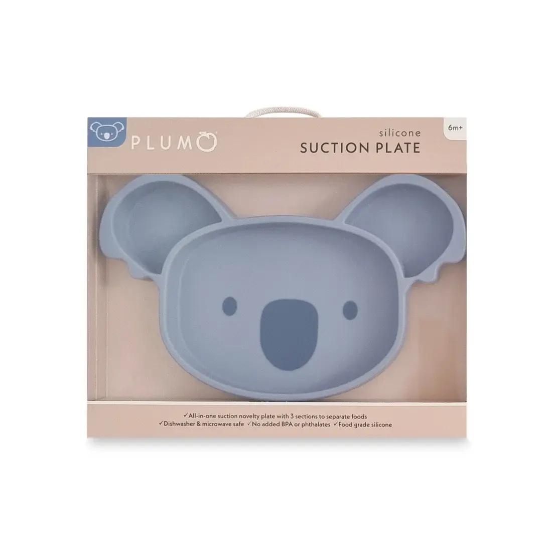 Plum Plum Silicone Suction Plate Koala