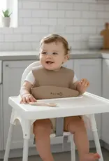 Plum Plum 3 Piece Silicone Bib and Spoon Set