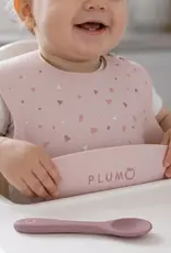 Plum Plum 3 Piece Silicone Bib and Spoon Set