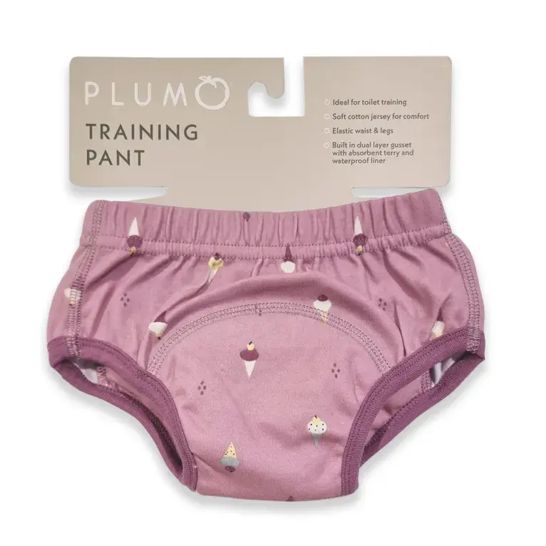 Plum Plum Ice Cream Print Trainer Pant Berry