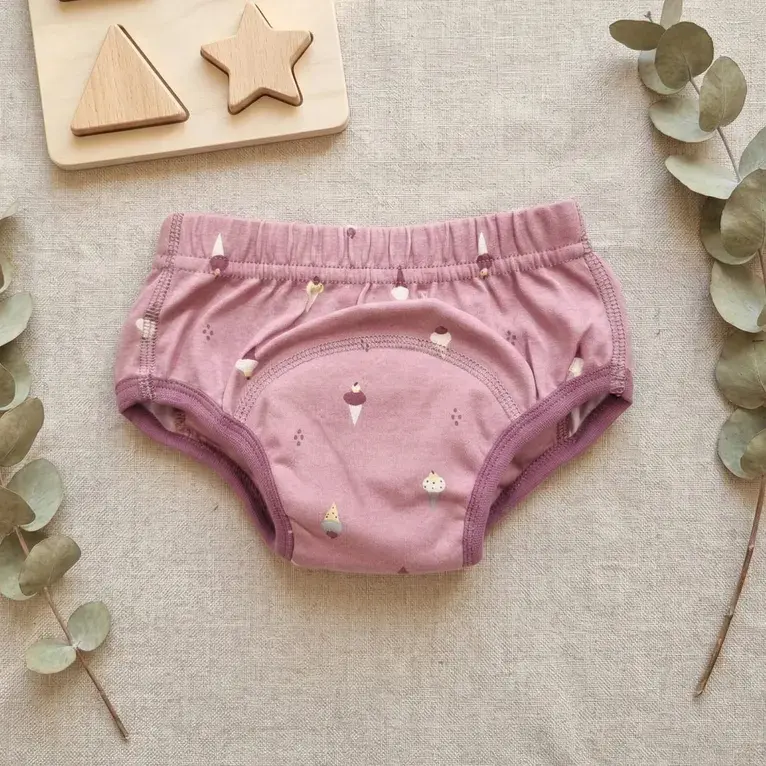 Plum Plum Ice Cream Print Trainer Pant Berry