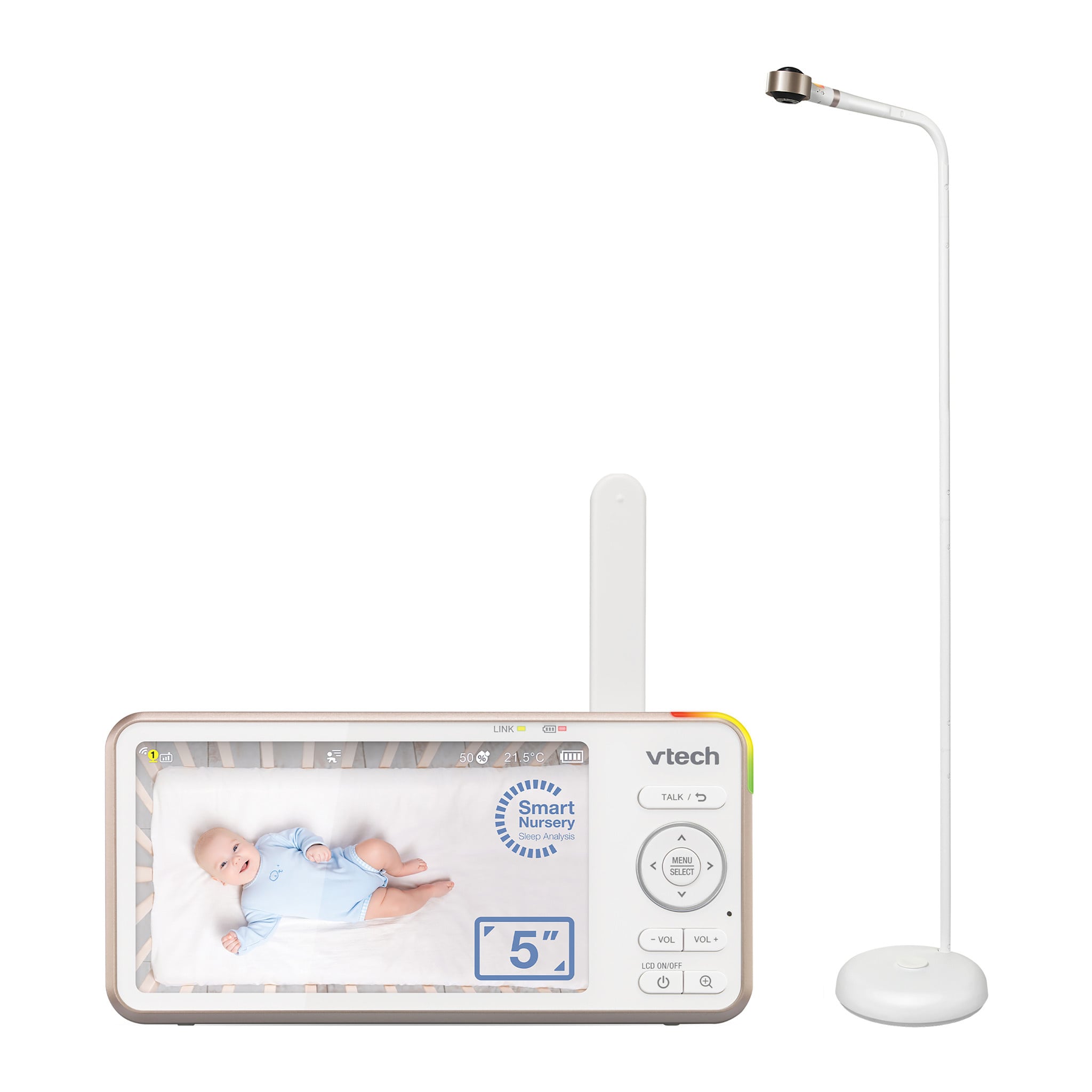 VTech VTech V-Care 2 HD Smart Non-Contact Well-Being Baby Monitor with Remote Access
