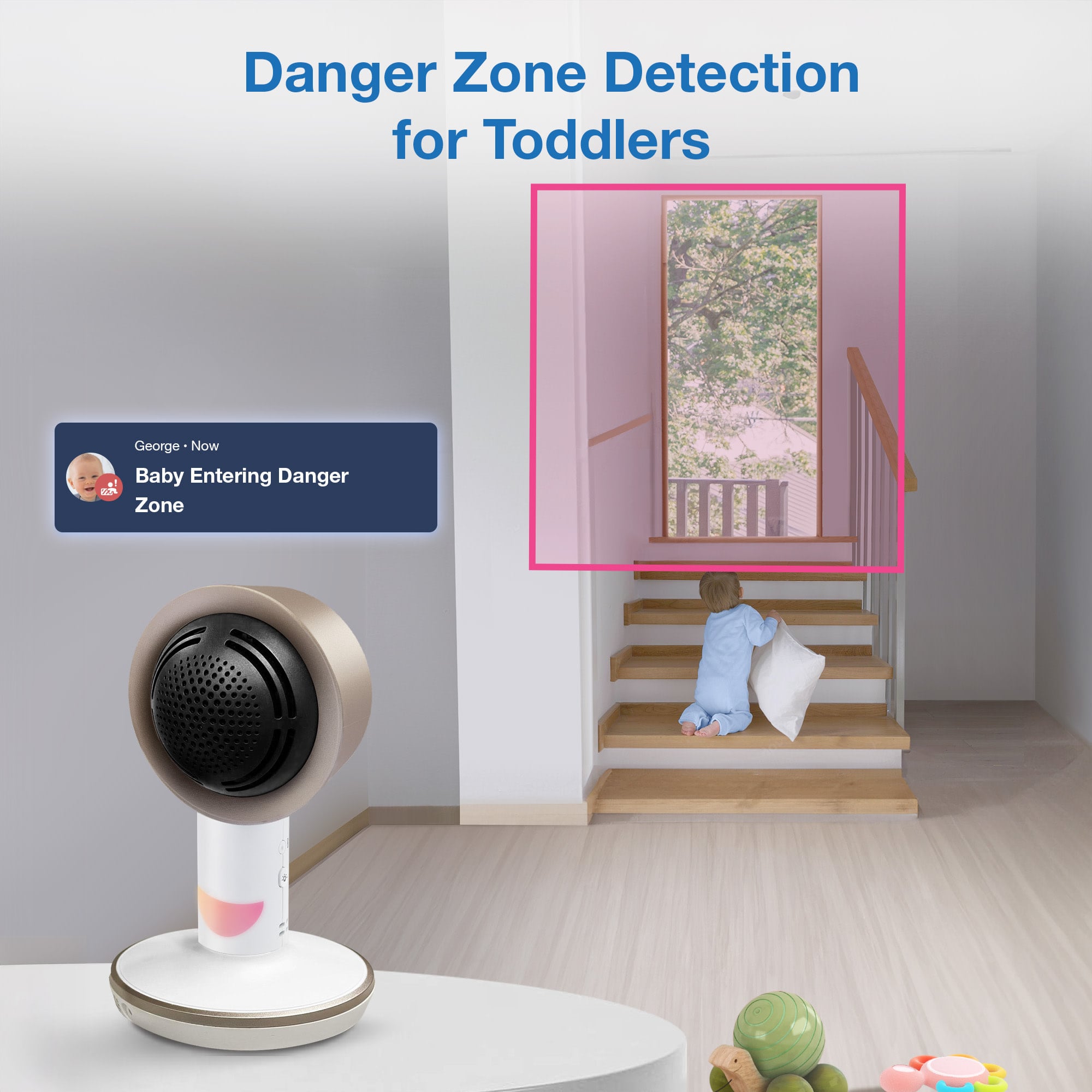 VTech VTech V-Care 2 HD Smart Non-Contact Well-Being Baby Monitor with Remote Access