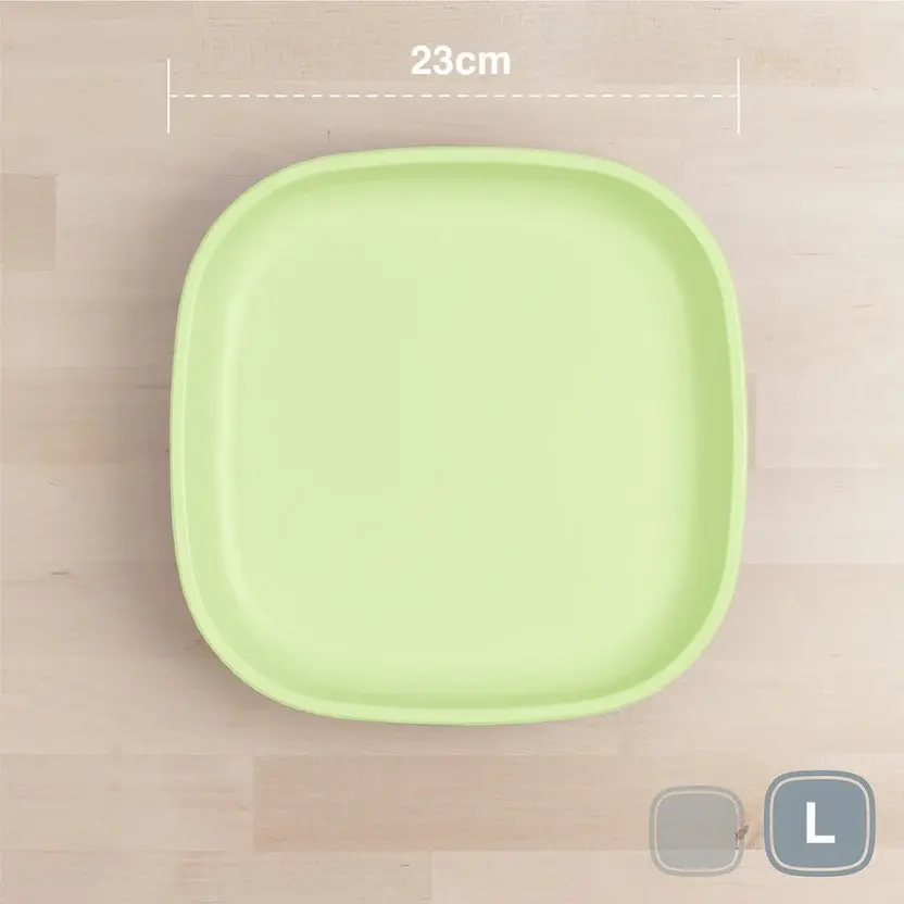 Re-Play Re-Play Large Flat Plate - Leaf