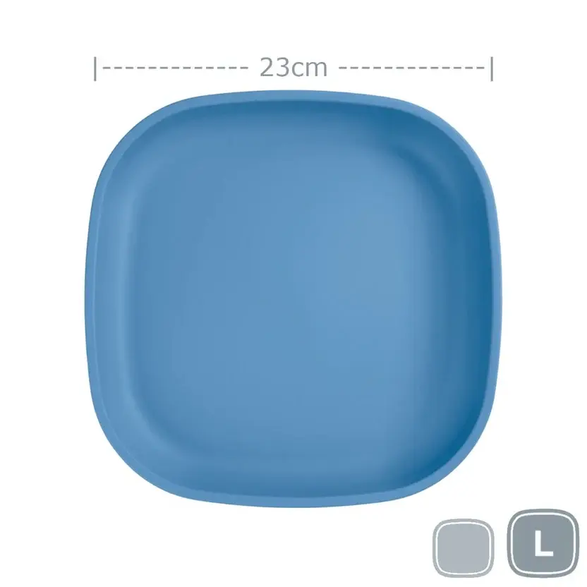 Re-Play Re-Play Large Flat Plate - Denim