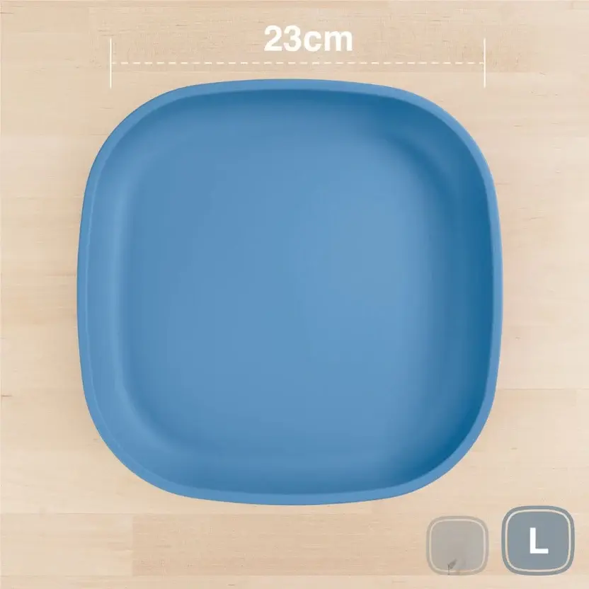 Re-Play Re-Play Large Flat Plate - Denim