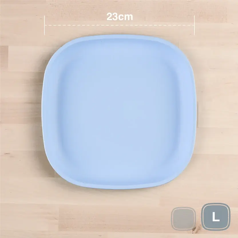Re-Play Re-Play Large Flat Plate - Ice Blue