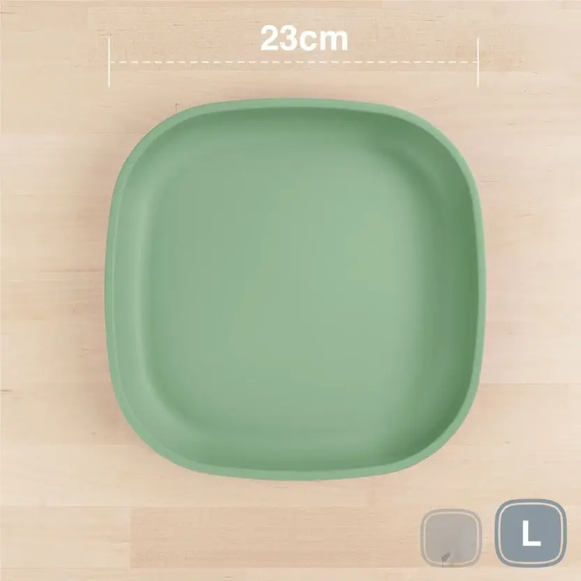 Re-Play Re-Play Large Flat Plate - Sage
