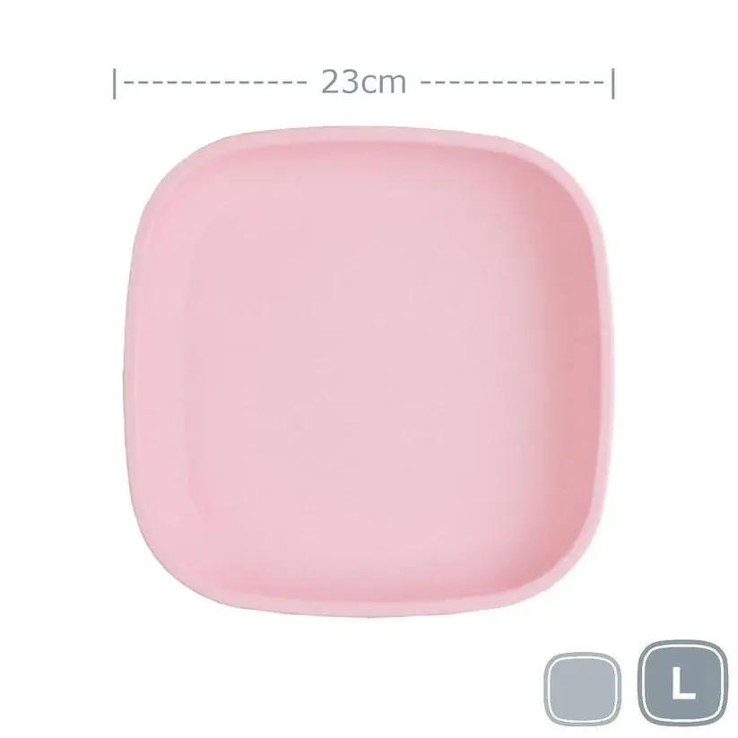 Re-Play Re-Play Large Flat Plate - Ice Pink