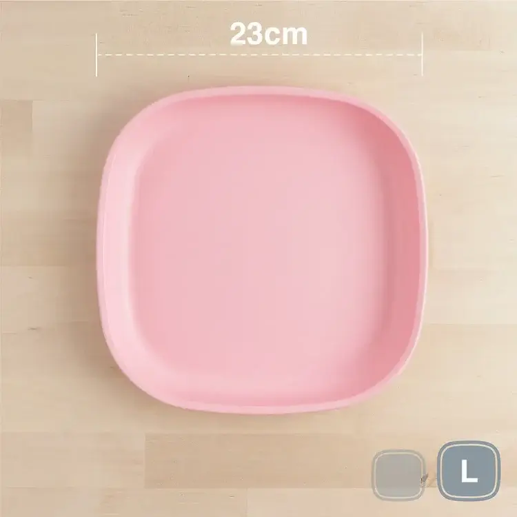 Re-Play Re-Play Large Flat Plate - Ice Pink