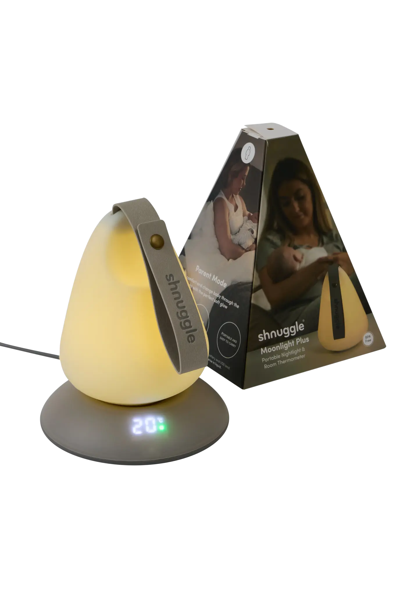 Shnuggle Shnuggle Moonlight Plus Nightlight with Digital Room Thermometer