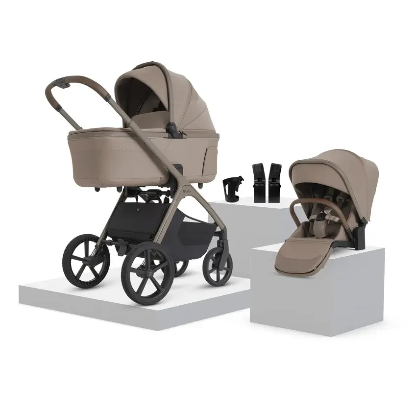 Silver Cross Silver Cross Cove 2 Champagne with Carrycot