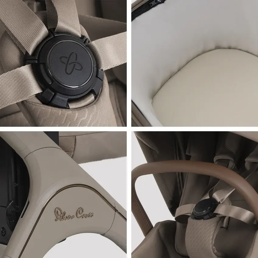 Silver Cross Silver Cross Cove 2 Champagne with Carrycot