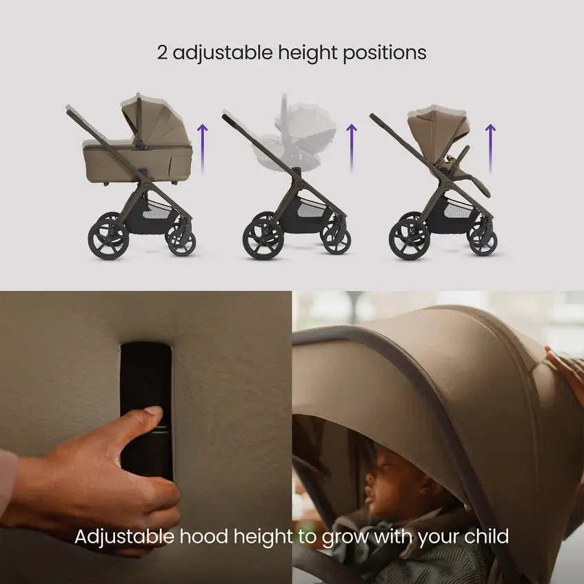 Silver Cross Silver Cross Cove 2 Maple with Carrycot