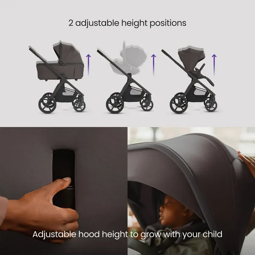 Silver Cross Silver Cross Cove 2 Chocolate with Carrycot