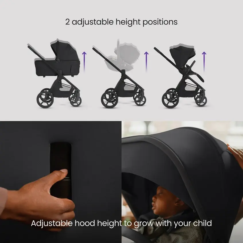 Silver Cross Silver Cross Cove 2 Onyx with Carrycot