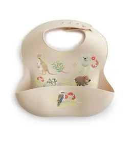Bubba Blue Bubba Blue Aussie Animals Silicone Bib