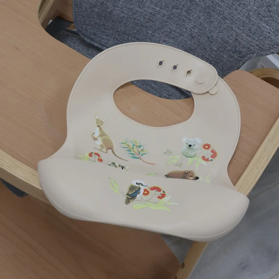 Bubba Blue Bubba Blue Aussie Animals Silicone Bib