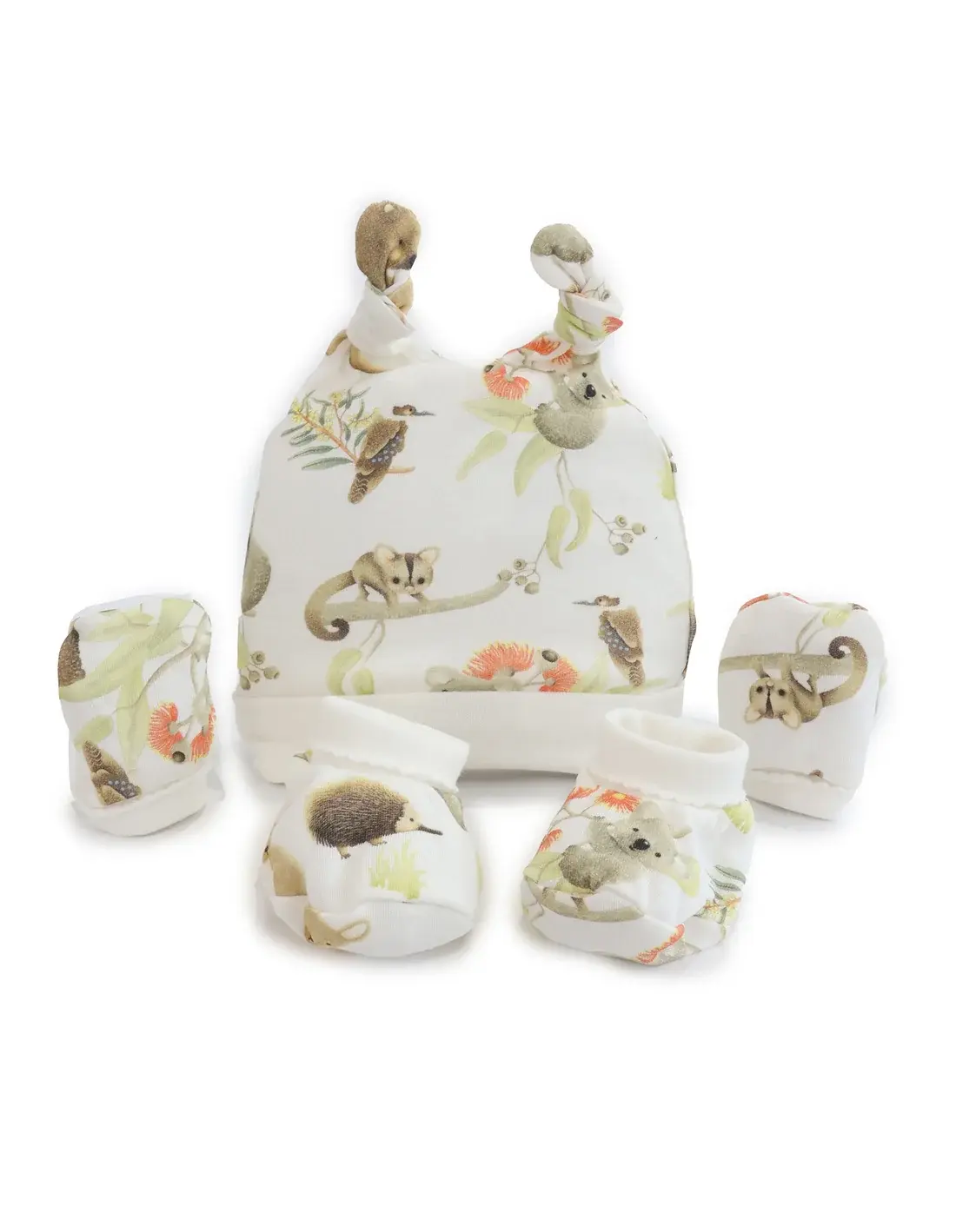 Bubba Blue Bubba Blue Aussie Animals 3pcs Layette Set