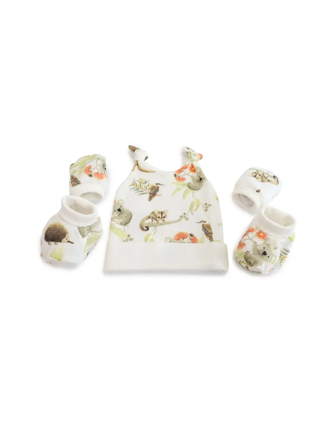 Bubba Blue Bubba Blue Aussie Animals 3pcs Layette Set